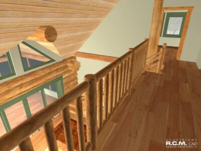 Projekt domu z drewna Alabama