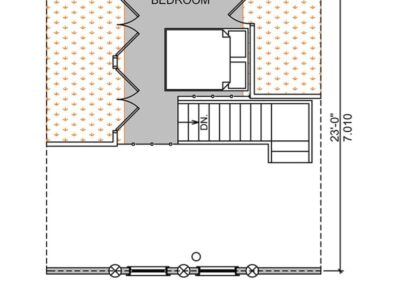 Projekt domu The Salt Spring Island plan poddasza