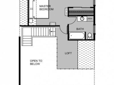 Projekt domu z drewna Dawson plan