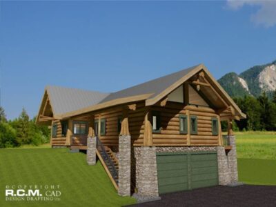 Projekt domu z drewna Carpathian