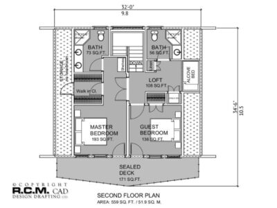 Projekt domu z drewna Hamlet plan