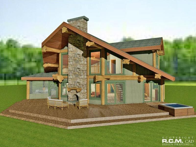 Projekt domu z drewna Baby Hemlock