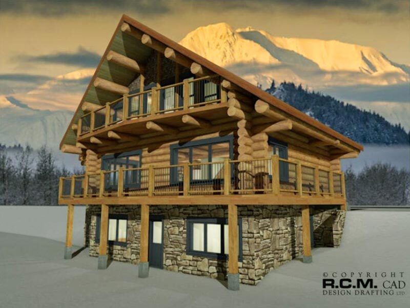 Projekt domu z drewna Hamlet