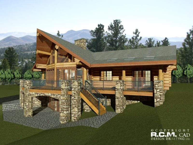 Projekt domu z drewna Malta