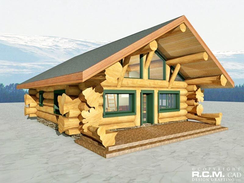 Projekt domu z drewna Rocky Mountain