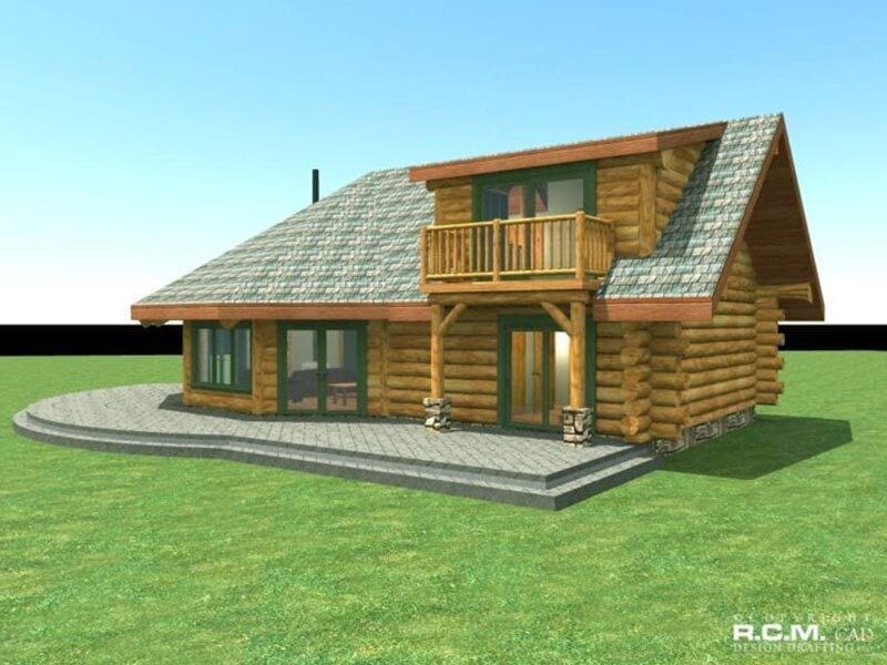 Projekt domu z drewna The Great Aspen Mountain