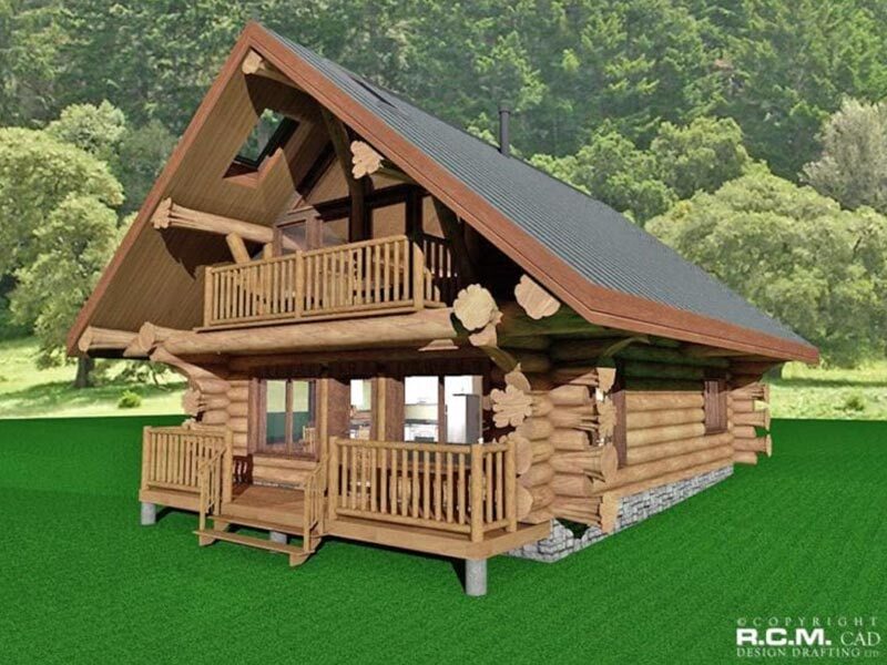 Projekt domu z drewna Treasure