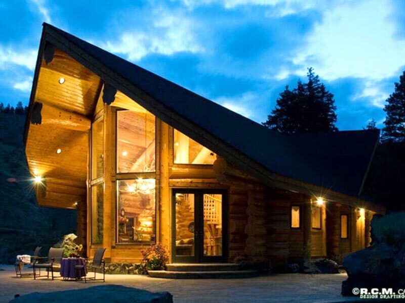 Projekt domu z drewna Yakima